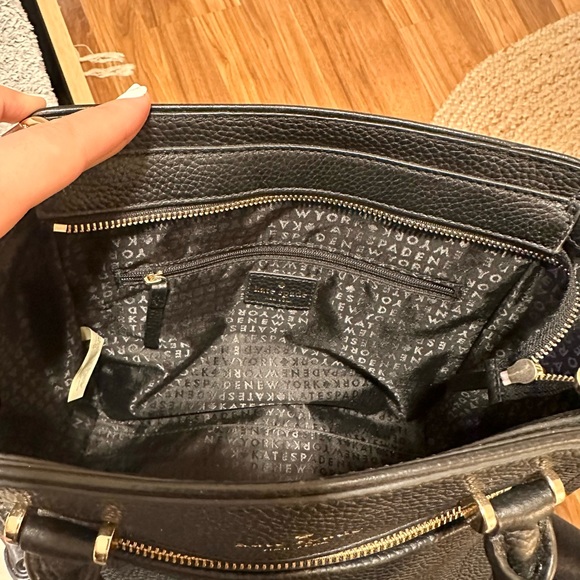 Kate Spade Black Leather purse crossbody - Picture 3 of 5